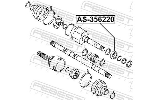 Bearing, drive shaft, Image 3