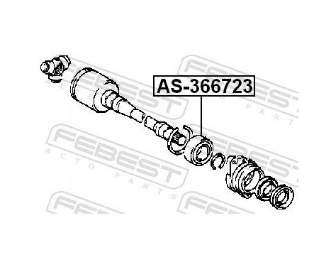 Bearing, drive shaft, Image 3