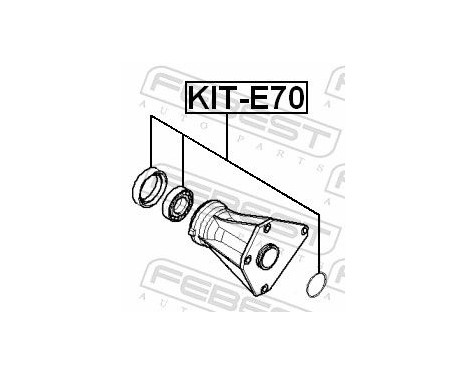 Bearing, drive shaft, Image 3