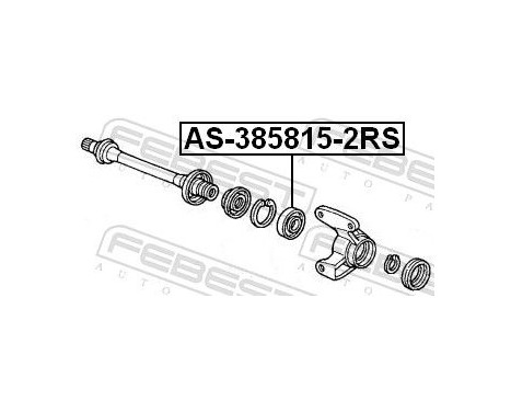 Bearing, drive shaft, Image 3
