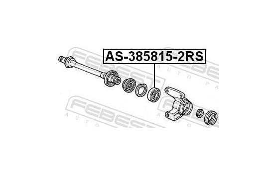 Bearing, drive shaft, Image 3