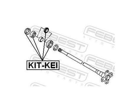Bearing, drive shaft, Image 3