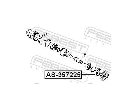 Bearing, drive shaft, Image 3
