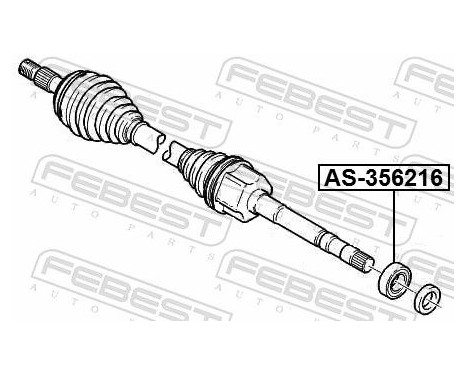 Bearing, drive shaft, Image 3