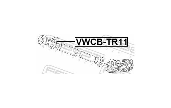 Bearing, propshaft centre bearing, Image 2