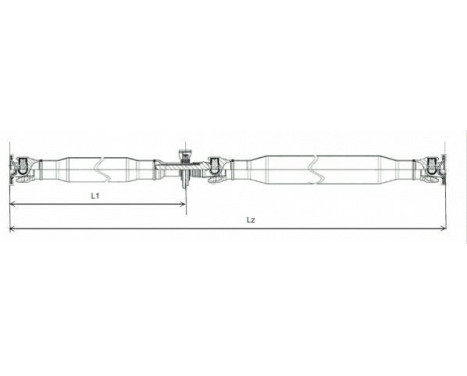 Propshaft, axle drive
