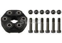 Rep. Set Hardy disc/Rubber shaft coupling