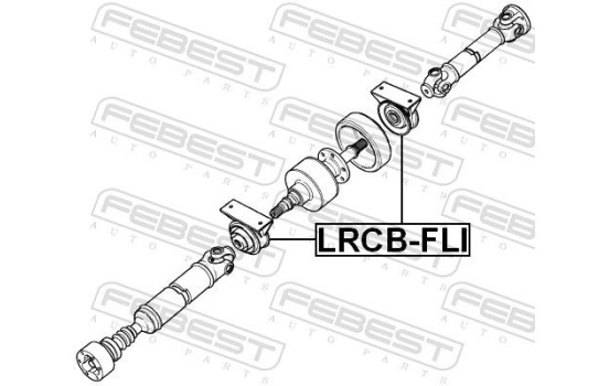 Stabiliser, propshaft centre Stabiliser, Image 2