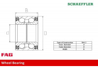 Wheel Bearing Kit 713 6191 70 FAG