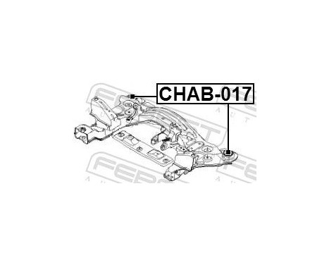 Mounting, axle beam, Image 2