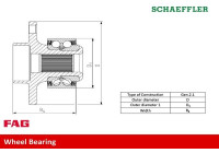 Wheel bearing 713 6108 50 FAG