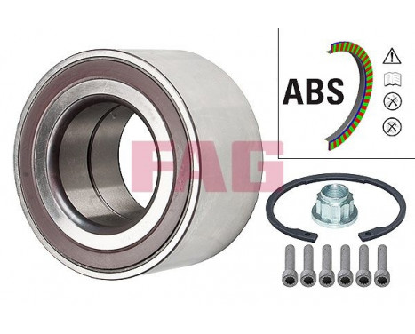 Wheel Bearing Kit 713 6106 30 FAG, Image 2