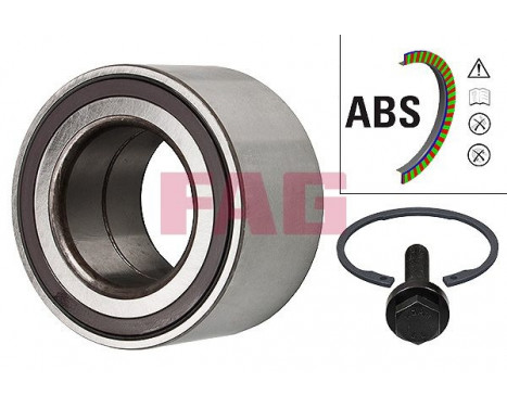 Wheel Bearing Kit 713 6109 30 FAG, Image 2