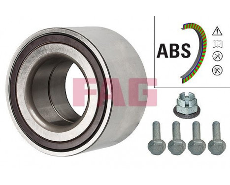 Wheel Bearing Kit 713 6122 70 FAG, Image 2