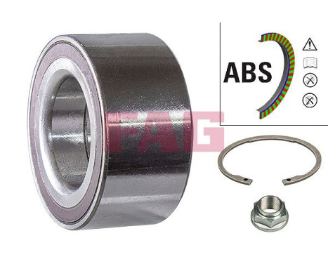 Wheel Bearing Kit 713 6270 70 FAG, Image 2