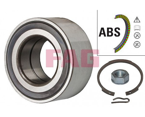 Wheel Bearing Kit 713 6400 40 FAG, Image 2 Wheel Bearing Kit 713 6400 40 FAG, Image 2