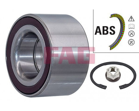 Wheel Bearing Kit 713 6506 40 FAG, Image 2
