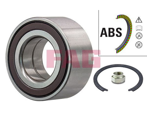 Wheel Bearing Kit 713 6908 10 FAG, Image 2