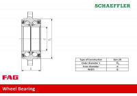 Wheel Bearing Kit 713606300 FAG