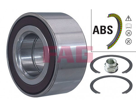 Wheel Bearing Kit 713606390 FAG, Image 2