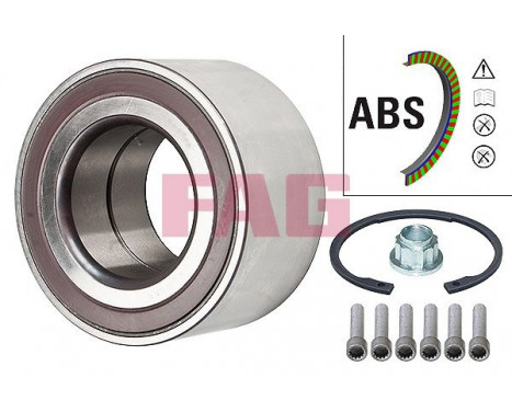 Wheel Bearing Kit 713610640 FAG, Image 2