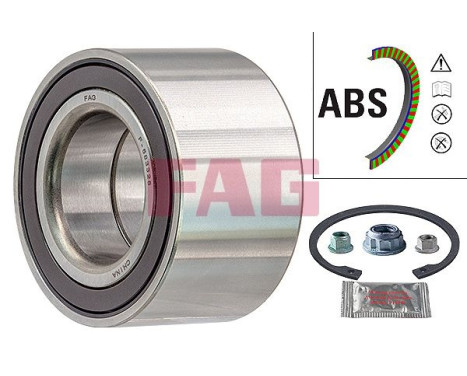Wheel Bearing Kit 713610950 FAG, Image 2