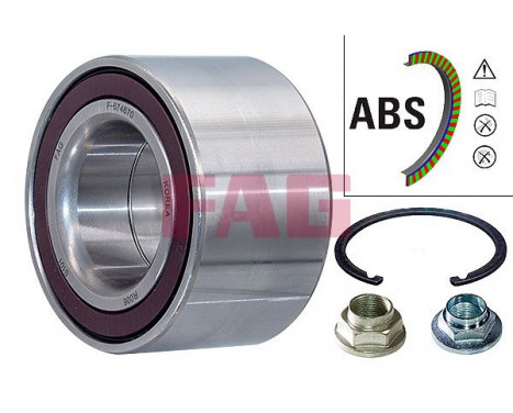 Wheel Bearing Kit 713615740 FAG, Image 2