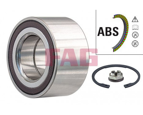 Wheel Bearing Kit 713620410 FAG, Image 2