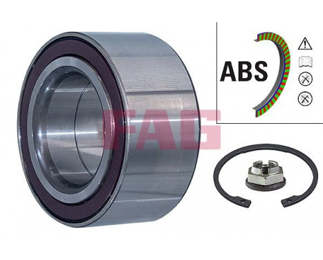 Wheel Bearing Kit 713620420 FAG, Image 2