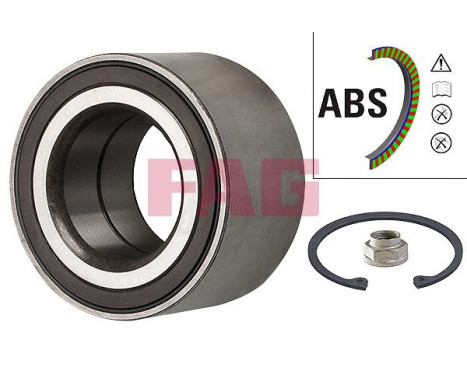 Wheel Bearing Kit 713627040 FAG, Image 2