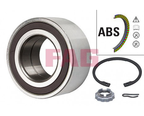 Wheel Bearing Kit 713630580 FAG, Image 2