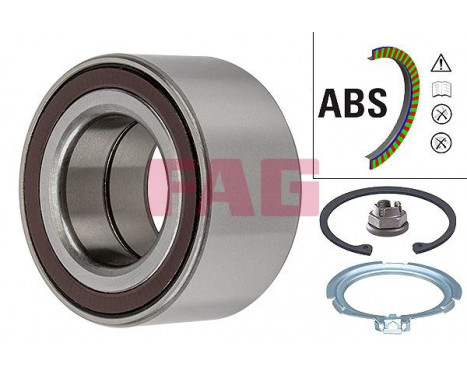 Wheel Bearing Kit 713630850 FAG, Image 2