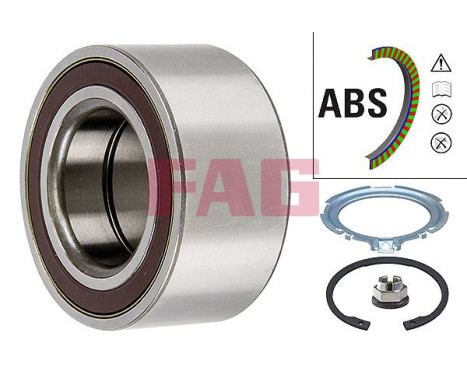 Wheel Bearing Kit 713630900 FAG, Image 2