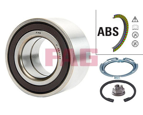 Wheel Bearing Kit 713630990 FAG, Image 2