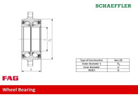 Wheel Bearing Kit 713649480 FAG