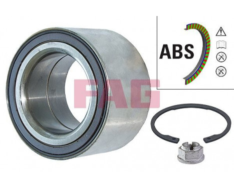 Wheel Bearing Kit 713668100 FAG, Image 2