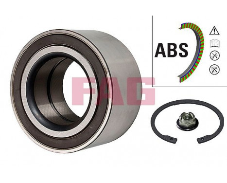 Wheel Bearing Kit 713678950 FAG, Image 2