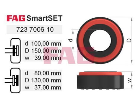 Wheel Bearing Kit FAG SmartSET 723 7006 10, Image 2
