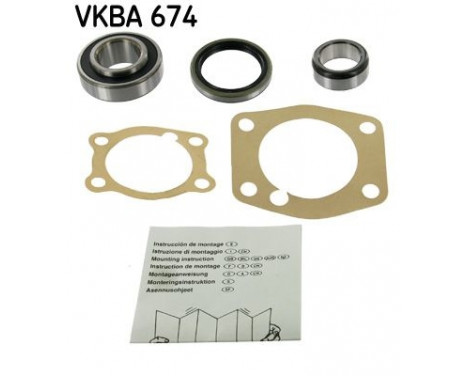 Wheel Bearing Kit VKBA 674 SKF, Image 2
