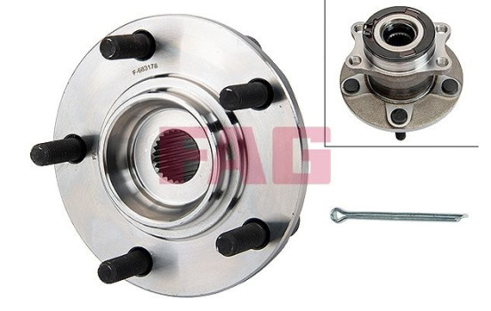 Wheel bearing set 713 6199 50 FAG
