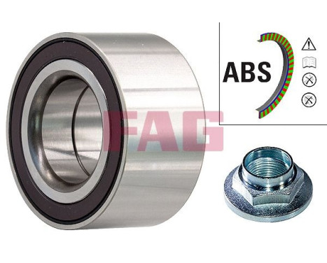 Wheel bearing set 713 6269 80 FAG, Image 2