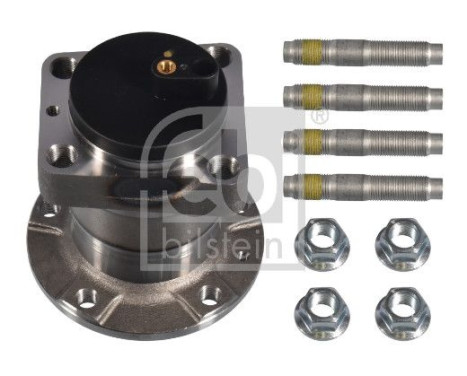 wheel bearing set with wheel hub and ABS impulse ring 183084 FEBI