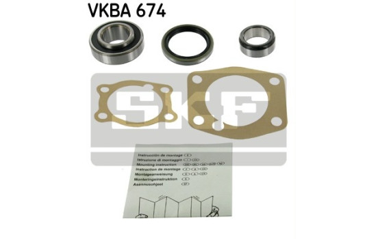 Wheel bearing VKBA 674 SKF
