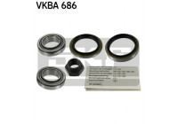 Wheel bearing VKBA 686 SKF