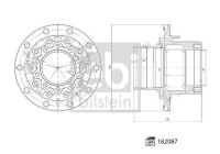 Wheel hub 182087 FEBI