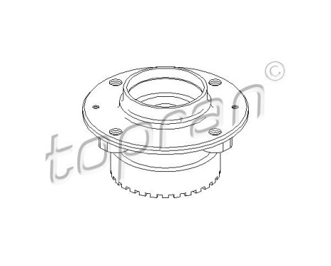 Wheel Hub 722 253 Topran