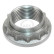 Nut, stub axle