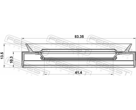 Seal, drive shaft, Image 2