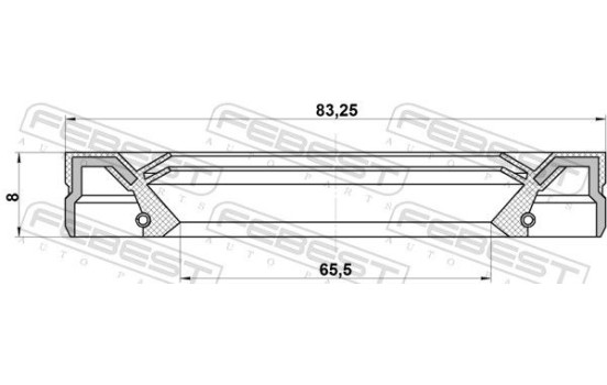 Seal, drive shaft, Image 2