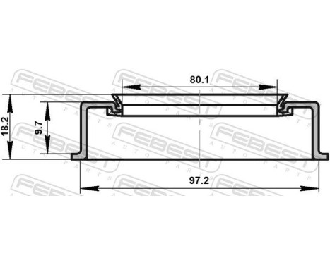 Seal Ring, wheel hub, Image 2